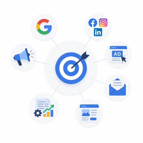 Targeted marketing strategy infographic