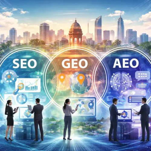 SEO vs GEO vs AEO