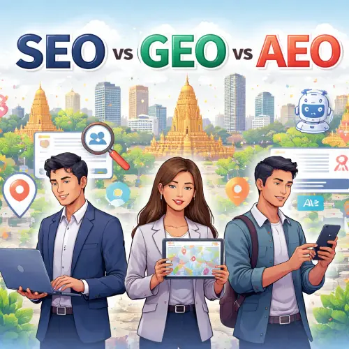 SEO vs GEO vs AEO