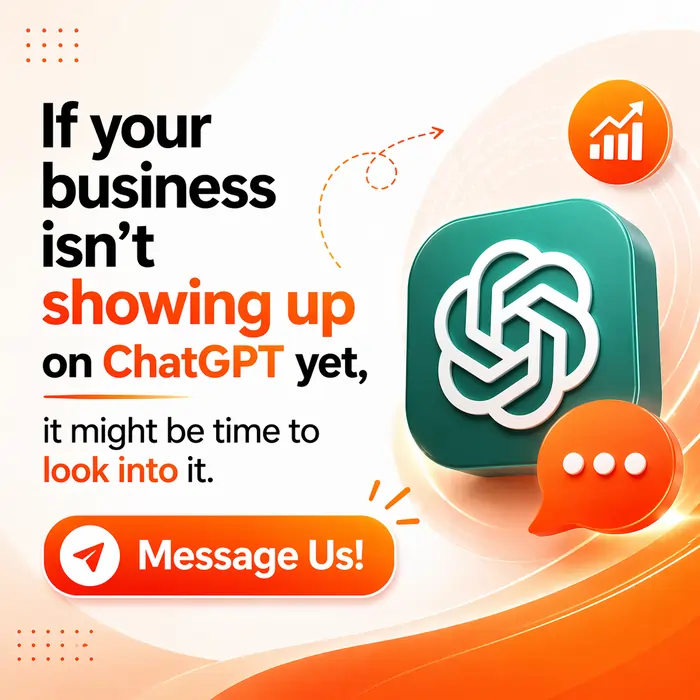 If your business isn’t showing up on ChatGPT yet, it might be time to look into it.