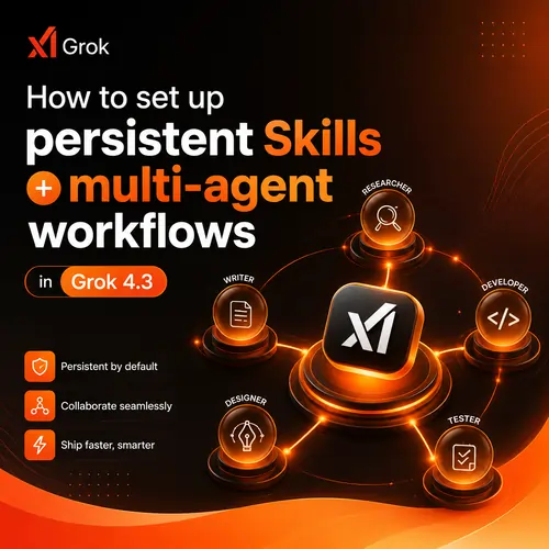 Grok multi-agent workflows